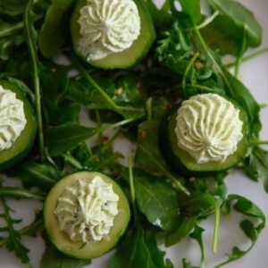 bouchée courgette feta menthe