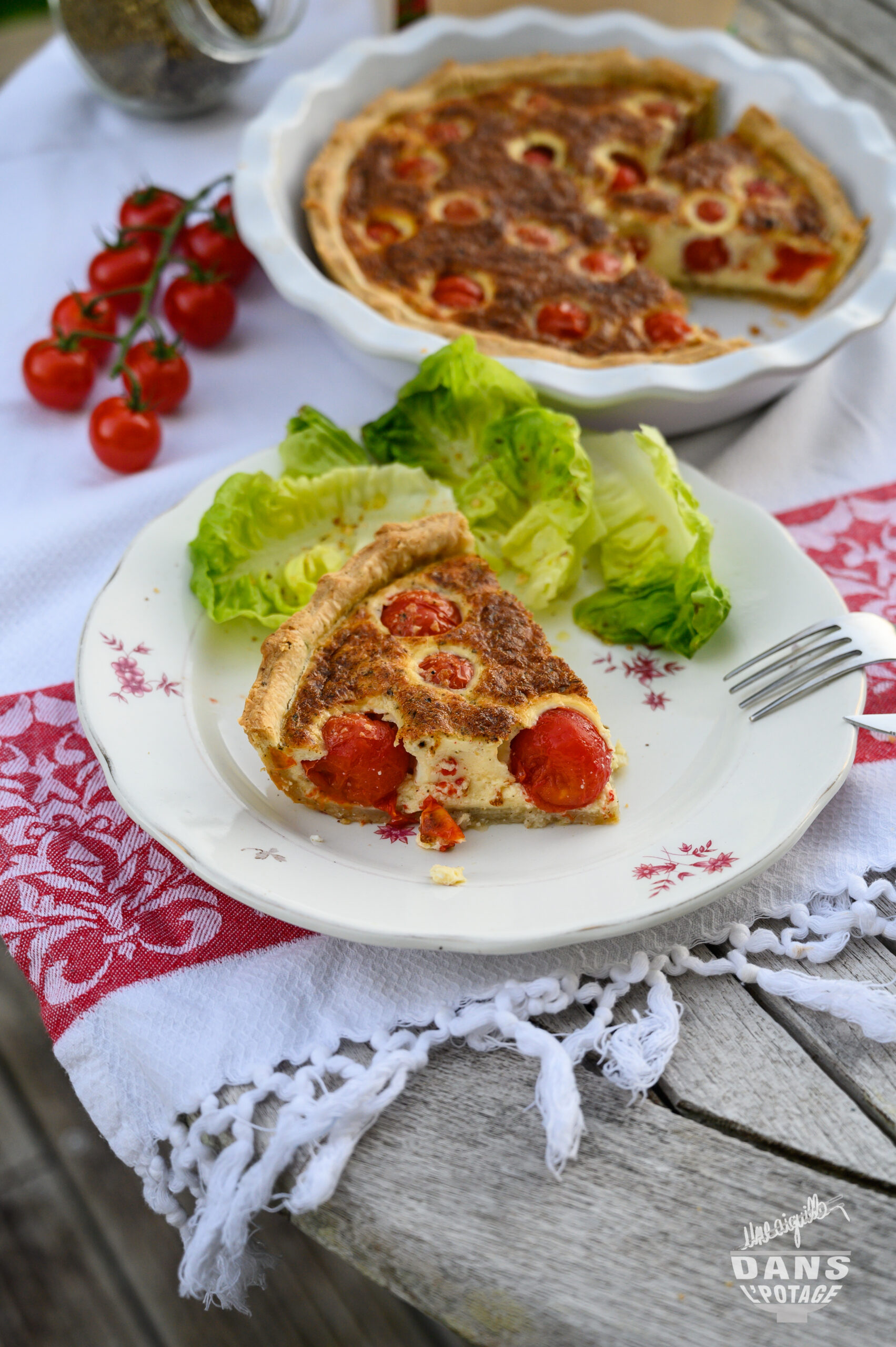 quiche tomates cerises feta