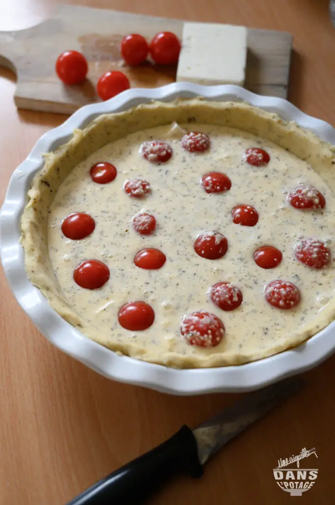 tarte tomates cerises feta