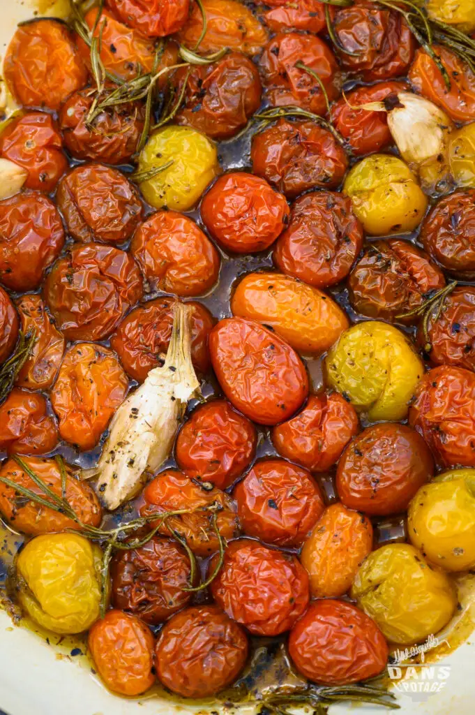 tomates cerises au four