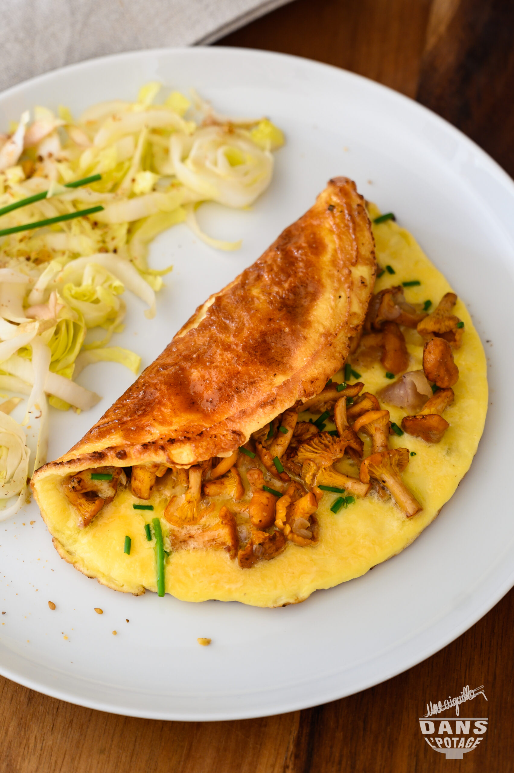 omelette aux girolles