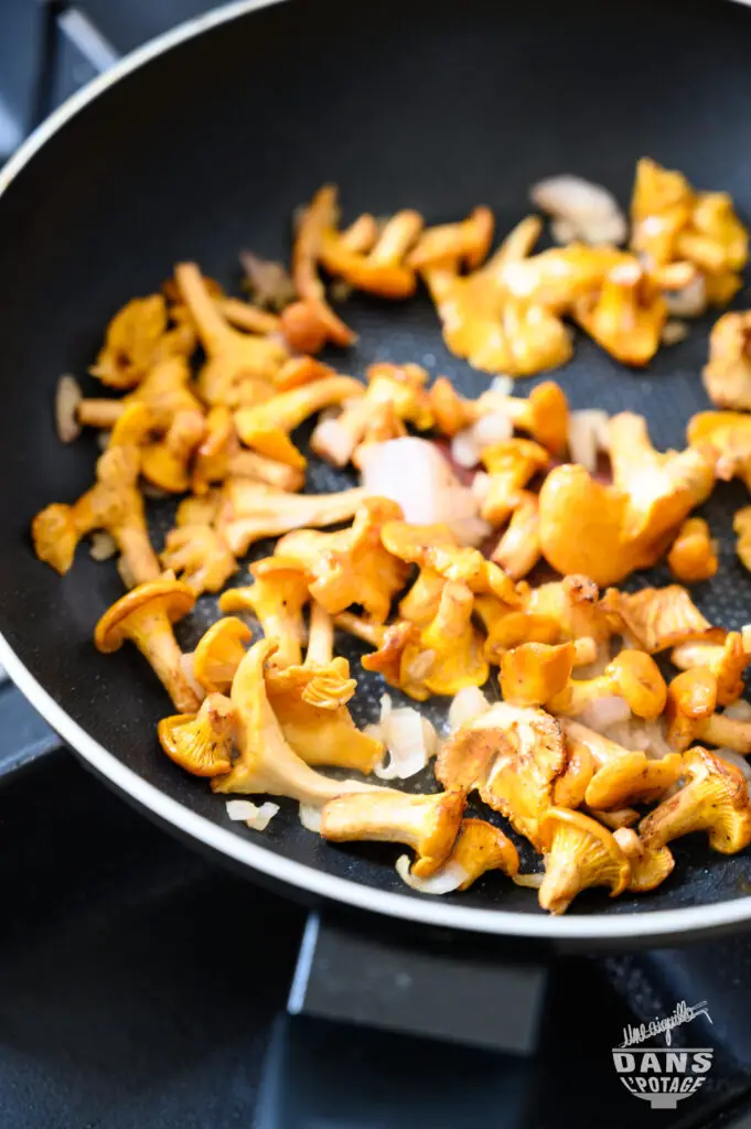 poêlées de girolles